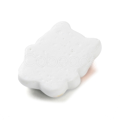 Opaque Cute Dog Resin Cabochons RESI-H152-02D-1