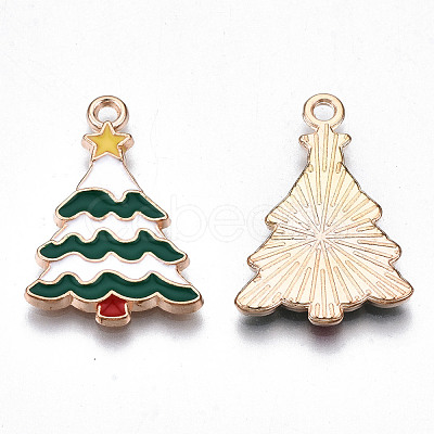 Alloy Enamel Pendants ENAM-Q442-027-RS-1