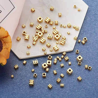 Brass Spacer Beads KK-PJ0001-12G-1