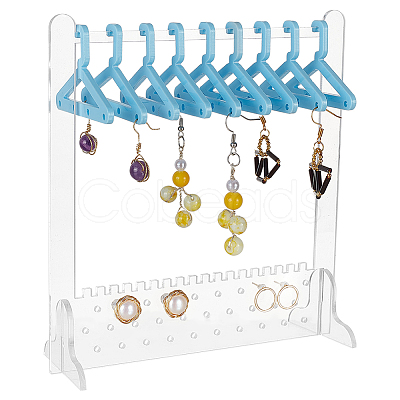 PandaHall Elite 1 Set Acrylic Earring Display Stands EDIS-PH0001-57-1