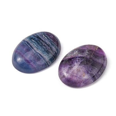 Natural Fluorite Cabochons G-I065-25x18mm-1