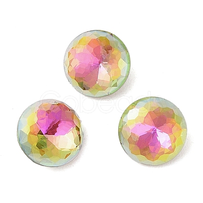 Glass Rhinestone Cabochons RGLA-L029-10A-VRLA-1