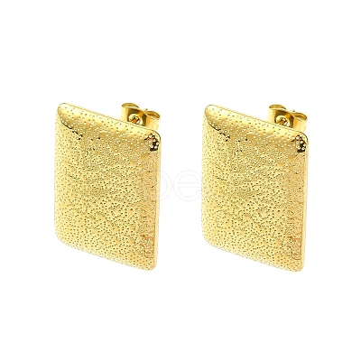 304 Stainless Steel Stud Earring Findings STAS-L024-002G-03-1