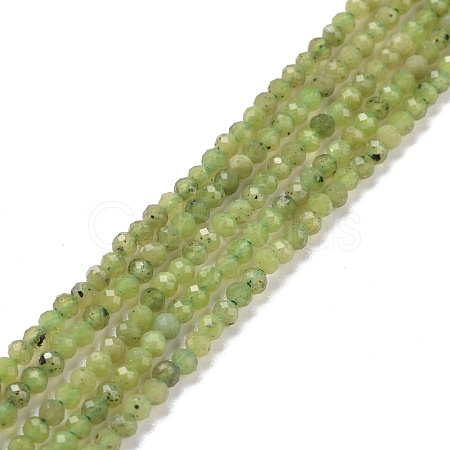 Natural Green Jade Beads Strands G-D463-13A-1