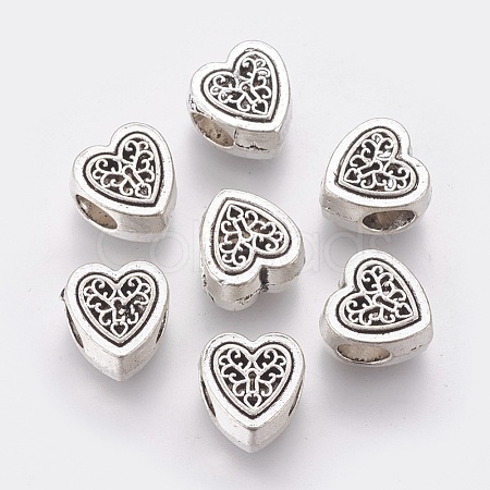 Alloy European Style Beads MPDL-WH0002-03AS-1