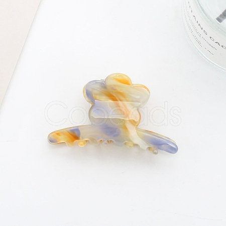 Cute Flower Cellulose Acetate Large Claw Hair Clips PW-WG70165-04-1