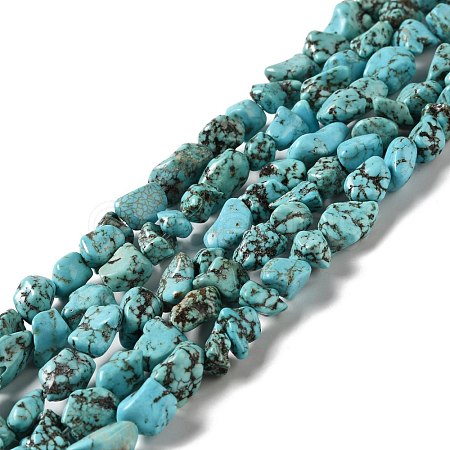 Natural Magnesite Beads Strands G-I263-02A-1