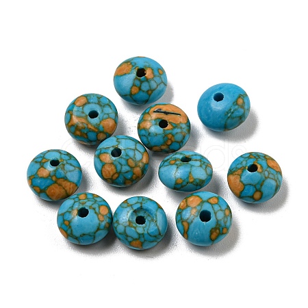 Dyed Synthetic Turquoise Beads G-B070-41B-1