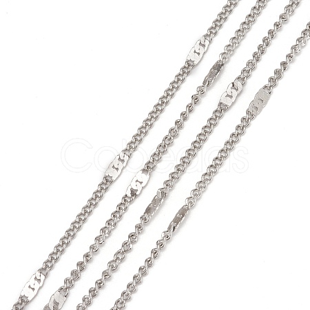 304 Stainless Steel Figaro Chains CHS-N002-03P-1