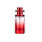 Transparent Glass Gradient Perfume Spray Bottle, Empty Bottle with Plastic Lid, Column, Red, 3.3x8.5cm, Capacity: 20ml(0.68fl. oz)