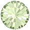 Preciosa&reg MAXIMA Crystal Round Stones, Czech Crystal, Dura Foiling, Round(431 11 615 Chaton), 50000 Chrysolite, SS39(8.15~8.4mm), 144pcs/gross