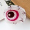 PVC Claw Hair Clips, Eye, Cerise, 47x56mm