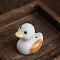 Duck Ceramic Incense Burners Holder, Aromatherapy Furnace Home Decor, Sandy Brown, 46x30x45mm