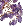 Natural Amethyst Chips Tree Decorations DJEW-M012-02E-3