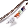 Mixed Gemstone Bookmark AJEW-C025-01-5