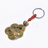 Feng Shui Brass Coins Keychain X-KEYC-T005-01-2