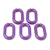 Opaque Acrylic Linking Rings OACR-S038-004B-B10-2