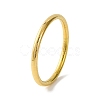 Ion Plating(IP) Plain 304 Stainless Steel Bangles for Women BJEW-B104-33A-G-1