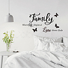 Rectangle with Word PVC Wall Stickers DIY-WH0228-126-3