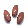 Synthetic Goldstone Two Half Drilled Holes Beads G-G795-11-09-1