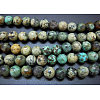 Natural African Turquoise(Jasper) Beads Strands X-TURQ-G037-12mm-1