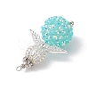 Glass Seed Beads Alloy Pendants PALLOY-MZ00283-5