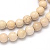 Natural Riverstone Round Bead Strands G-O087-08-10mm-2