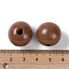 Animal Themes Printed Wood European Beads WOOD-M013-01C-3