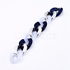 Imitation Gemstone Style Handmade Acrylic Curb Chains AJEW-JB00534-03-3