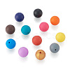 120Pcs 12 Colors Silicone Beads SIL-TA0001-16-12