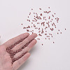 11/0 Grade A Baking Paint Glass Seed Beads X-SEED-N001-A-1047-4