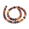 Natural Agate Beads Strands G-D0005-31-8mm-2