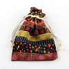 Ethnic Style Cloth Packing Pouches Drawstring Bags ABAG-R006-13x18-01-3