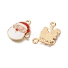 Christmas Theme Alloy Enamel Pendants FIND-M039-01I-2