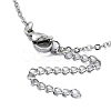 Non-Tarnish 304 Stainless Steel Pendant Necklaces NJEW-B078-04P-3