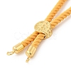 Twisted Nylon Cord Silder Bracelets DIY-B066-03G-16-2
