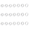 Unicraftale 21Pcs 7 Size 201 Stainless Steel Ring Core Blank for Inlay Jewelry Making RJEW-UN0002-39-8