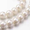 Eco-Friendly Dyed Glass Pearl Round Beads Strands HY-A008-8mm-RB011-2