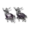 Alloy Elk Brooches JEWB-A021-02AS-04-1