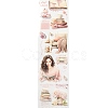 Woman with Book Waterproof PET Stickers DIY-G116-01B-3