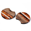 Resin & Walnut Wood Pendants RESI-N025-014A-D01-3