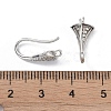 Brass Micro Pave Cubic Zirconia Earring Hooks KK-U008-16P-3