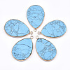 Synthetic Turquoise Pendants G-T112-22D-1