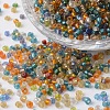 8/0 Silver Lined Round Glass Seed Beads SEED-K003-3mm-M07-1