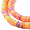 Handmade Polymer Clay Beads Strands CLAY-R089-3mm-014-4