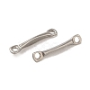 Non-Tarnish 304 Stainless Steel Connector Charms STAS-Q323-10P-2