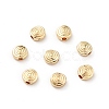 Rack Plating Alloy Beads PALLOY-D004-12LG-1