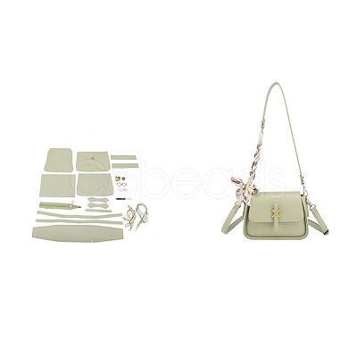 DIY Imitation Leather Crossbody Lady Bag Making Kits PW-WG11228-01-1