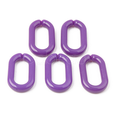 Opaque Acrylic Linking Rings OACR-S038-004B-B10-1