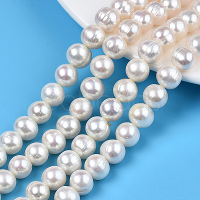 Natural Cultured Freshwater Pearl Beads Strands PEAR-N013-10A-1